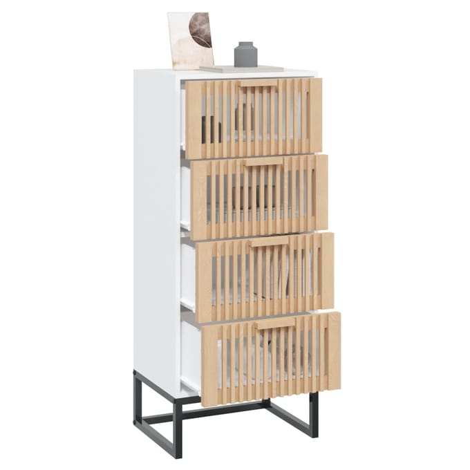 vidaXL - Hoge - kast - 40x30x95 - cm - bewerkt - hout