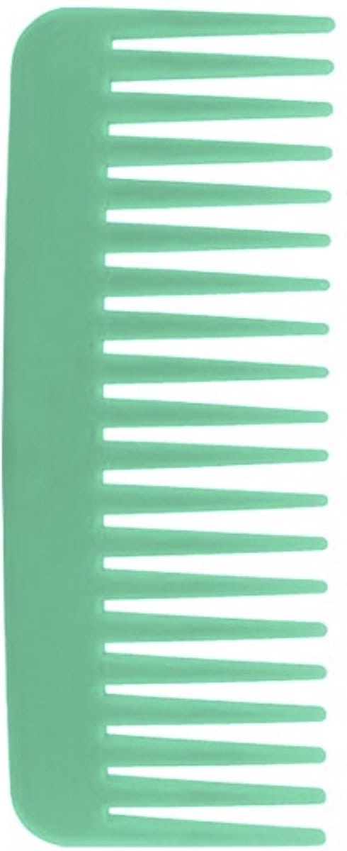 Cabantis Brede Kam 20 Tanden - Styling Tool - Wide Tooth Comb - Kapper Kam - Haar Accessoire - Turquoise