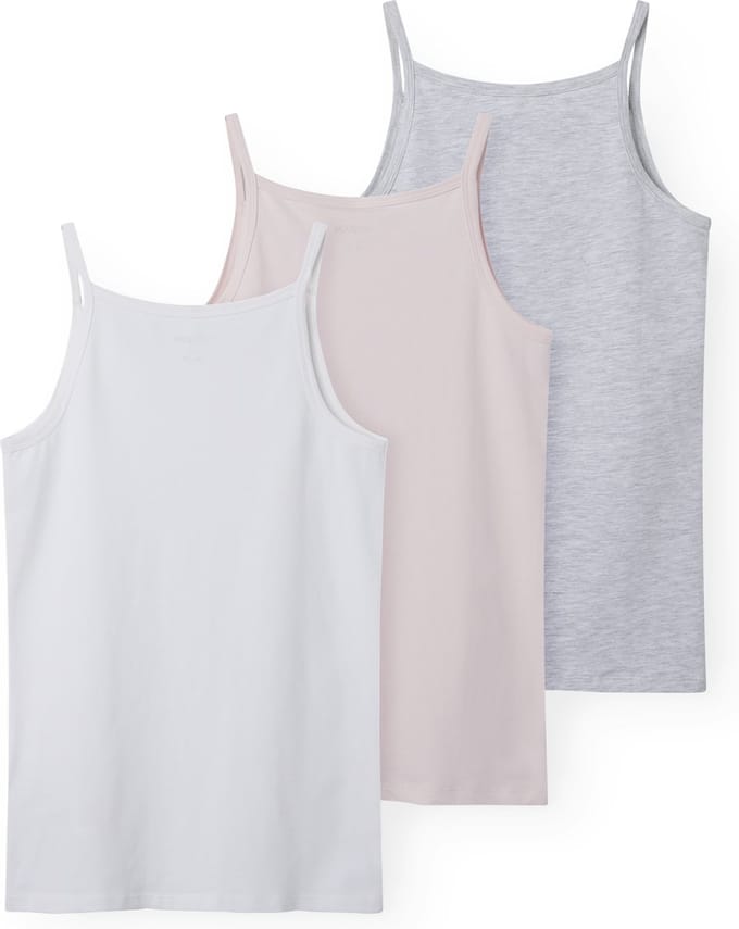NAME IT - TKFSTRAP TOP 3P SOLID NOOS - Meisjes - Onderhemden