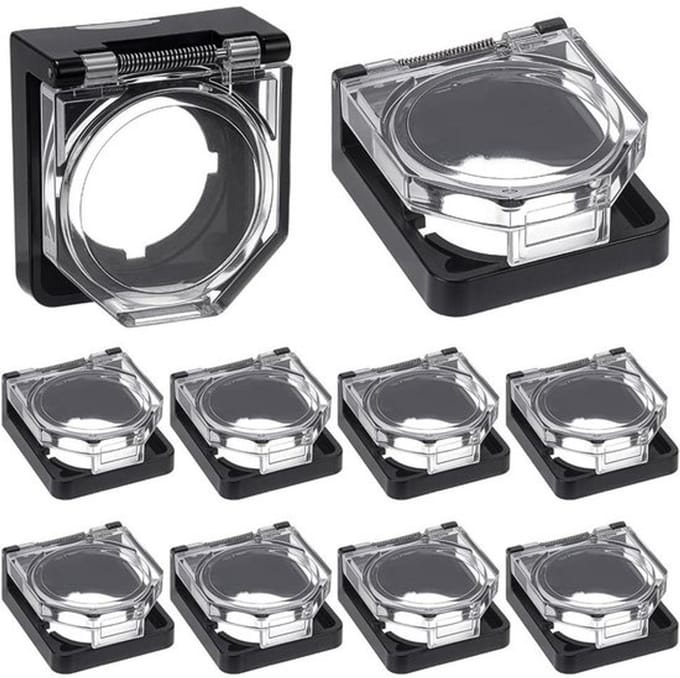 Dailygoods- Veerafdekking Transparant - 10 Stuks - Stofdicht