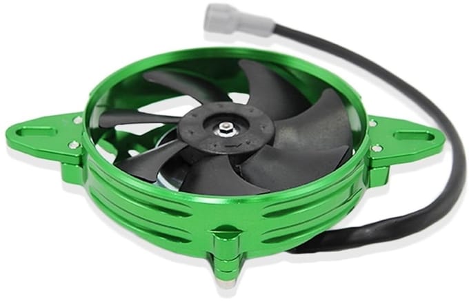 Radiatorventilator Motor - Koelventilator Onderdeel - Motor Koelen - Snel Afvoeren Warmte - 12V - Groen