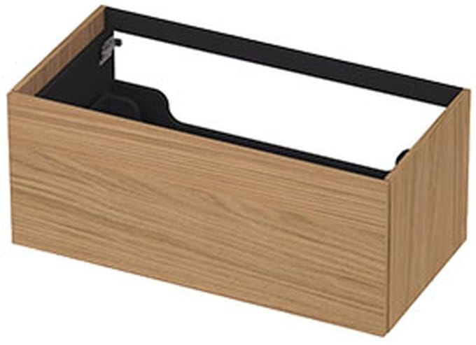 INK - Onderkast 1 Lade Push 2 Open Decor - 900x450x376 Mm - Blank Eiken