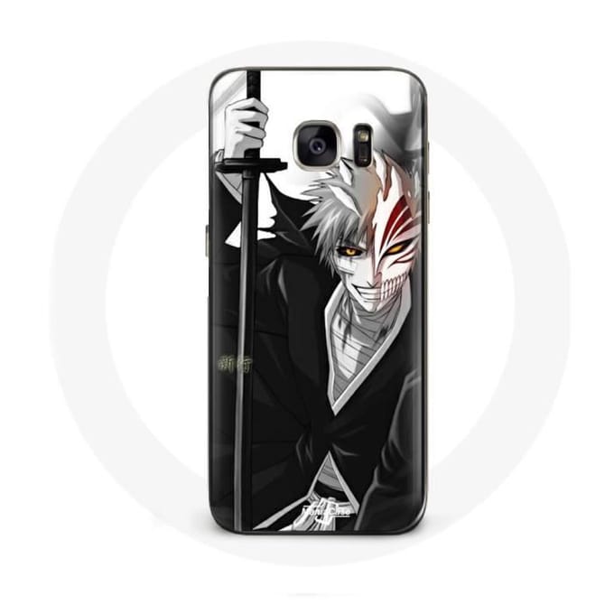 Coque - Bleach - Samsung Galaxy S9 - Souple - Noir - Ichigo Kurosaki épée