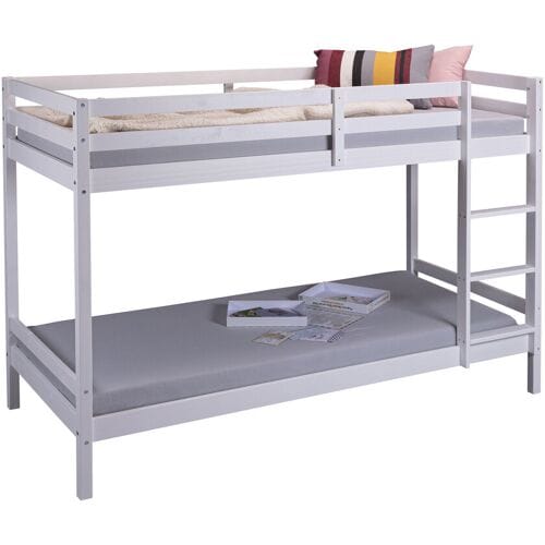 Interlink - stapelbed massief wit grenen " small cloud"- 90x200cm