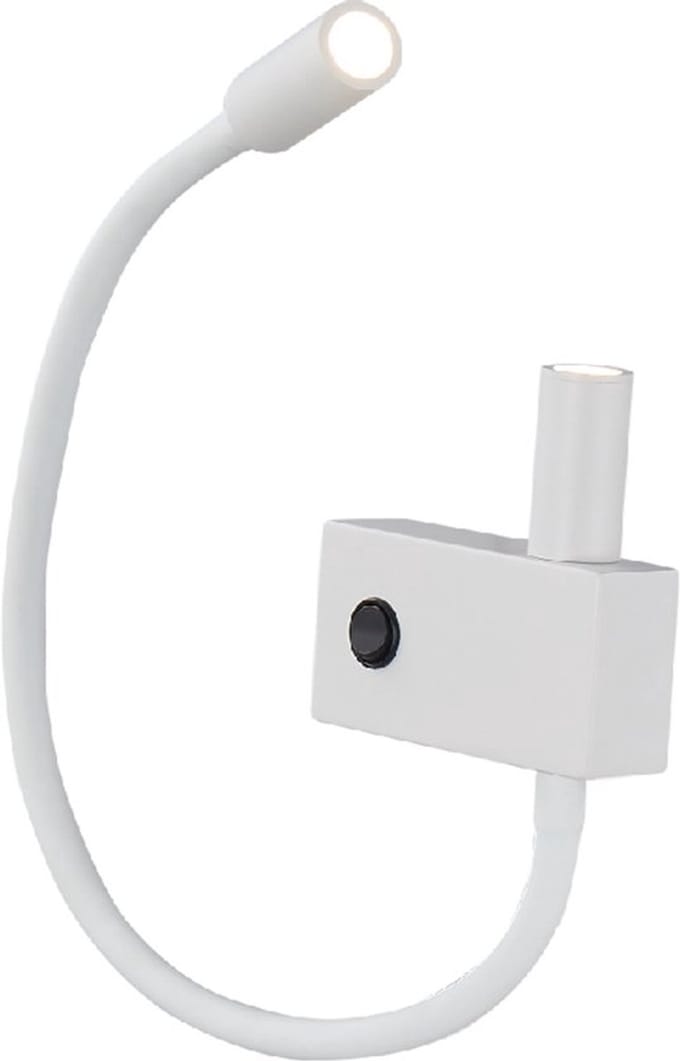 Kosilum - Nanda - Wandlamp - Wit - Metaal en aluminium