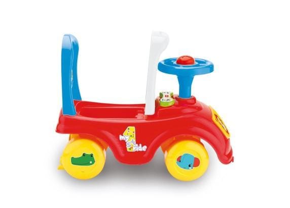 Fisher Price Loopauto + Toeter Rood/Blauw/Geel