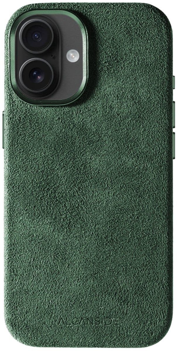 iPhone Alcantara Case - Midnight Green