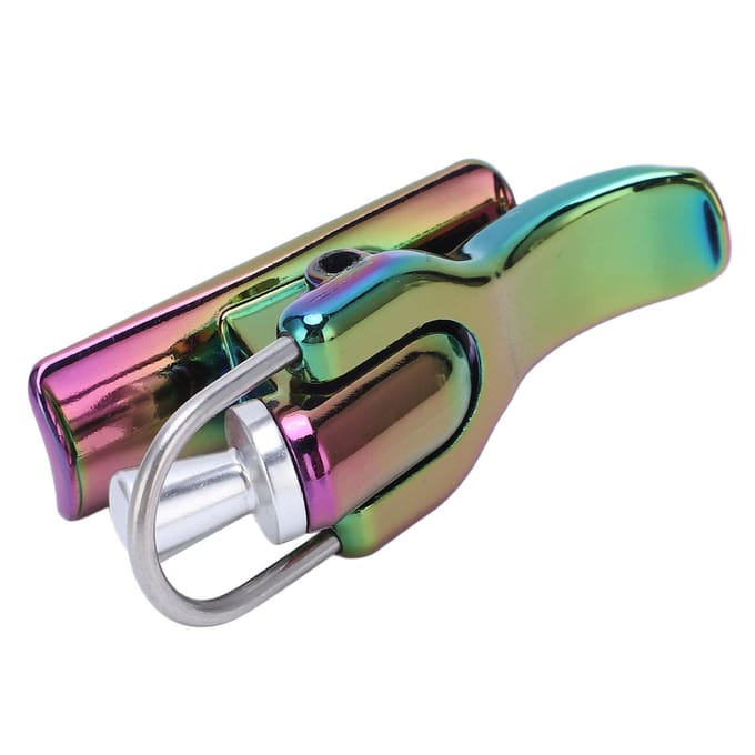 Vissen Werptrigger Plastic Duimknop Clip Vingerbeschermer Visaccessoires voor de Winter black