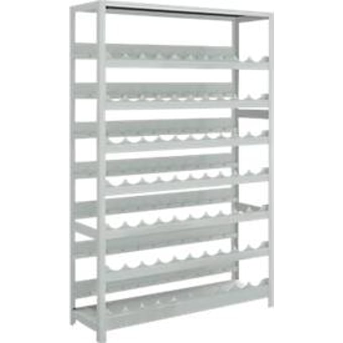 Wijnflessenrek, schroefsysteem, 7 inzetstukken