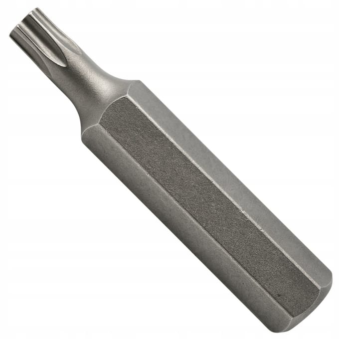 Bit Torx T55 x 30 mm, 10 mm aansluiting, CrV-staal