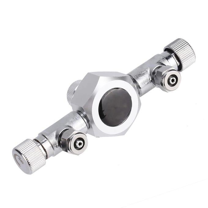 Multi-Way Verdeeler Aquarium Regulator CO2 Splitter Ventiel Aquarium(2 Manieren) white