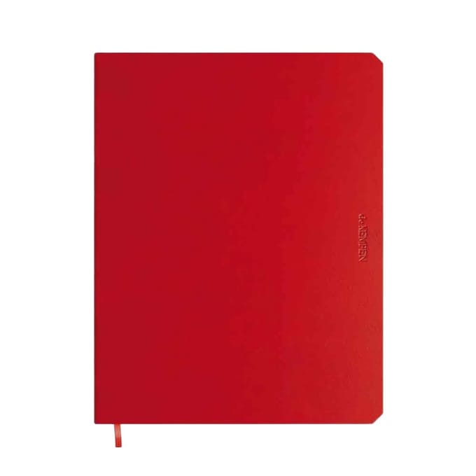 Notitieboek De Kempen - Poppy (rood) - 17 x 22 cm - Binnenzijde: blanco
