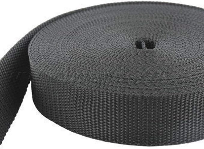Robuuste Zwarte PP Riem van 10m x 30mm - UV-bestendig en veelzijdig