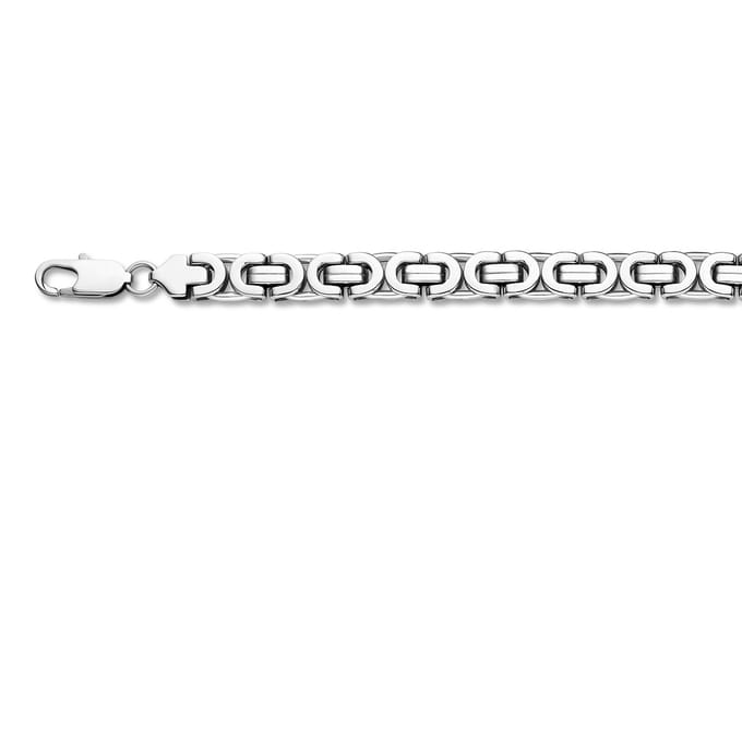 Vigor armband konings 8,5 mm 22 cm - Staal