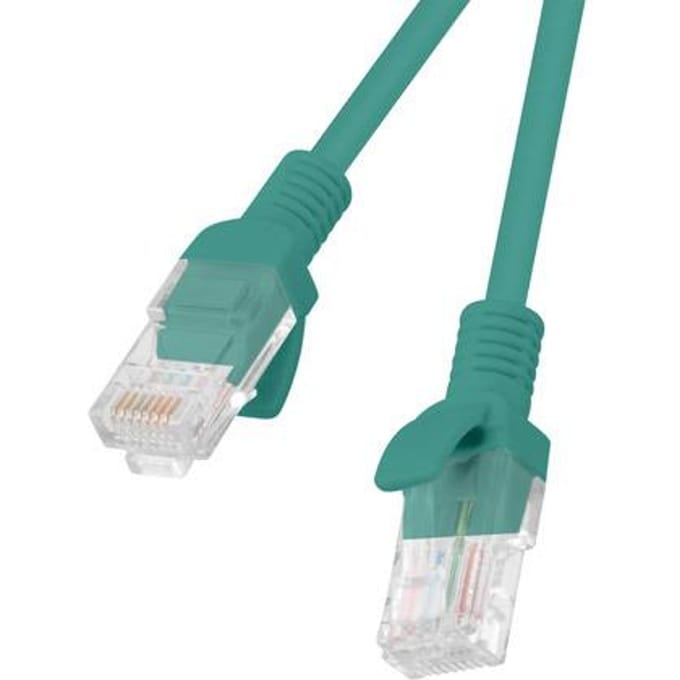 Lanberg Patchcord Kabel Utp Cat.5E 0,25M Groen 10-Pack Voor Installatie