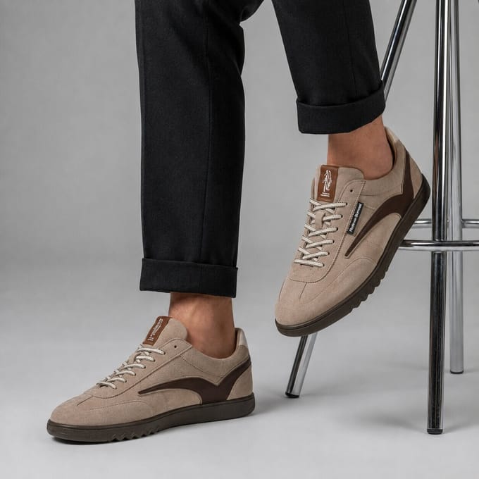 Floris van Bommel Floris van Bommel Zaler sneakers bruin