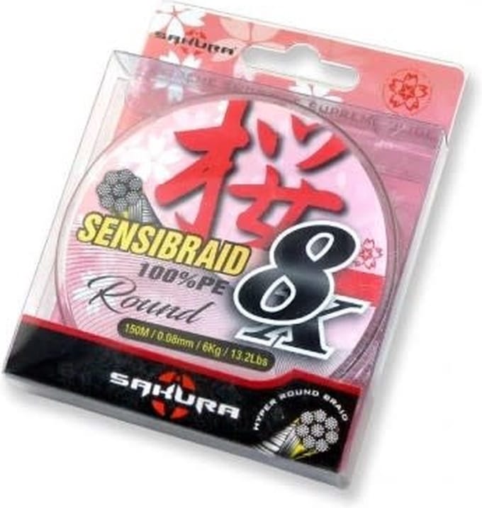 Sakura Sensibraid Chartreuse 8X Braid (150m) - Maat : 0.24mm