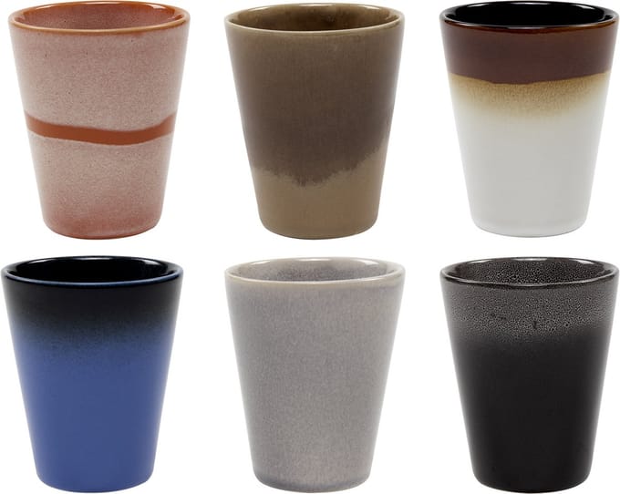 Studio Tavola Koffiemok Earth - 310 ml - 6 stuks