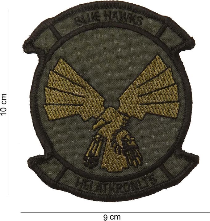 Embleem stof Blue hawks