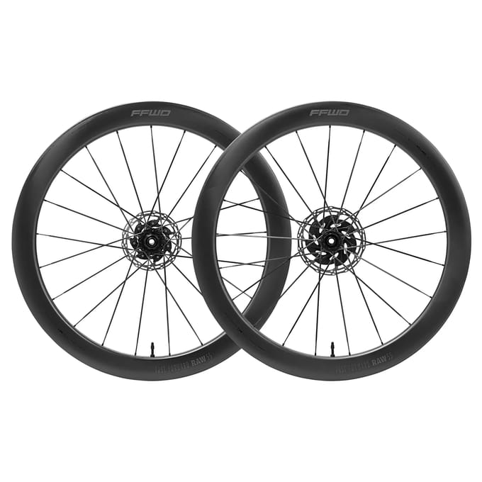 Paar tlr schijfwielen Fast Forward RAW 55 - Ceramicspeed/Sram XDR