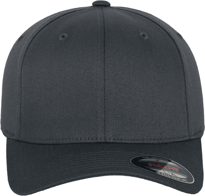 Flexfit Wooly Combed Unisex Cap - donkergrijs - XXL