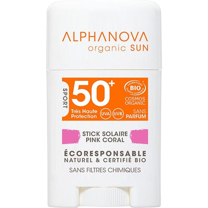 Alphanova STICK SOLAR ROSE ZEER HOGE BESCHERMING SPF50+ GEZICHT 12 Stiften