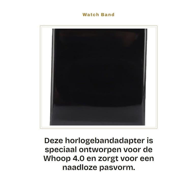 Dailygoods - Watch Band Adapter voor Whoop 4.0 Horloge