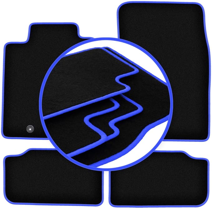 CARLUX-BLUE automatten voor: Hyundai Genesis G80 sedan (2013-)