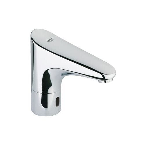 GROHE Europlus E wastafelkraan - opbouw - 1-gats - met sensor - koudwater - op batterij - chroom