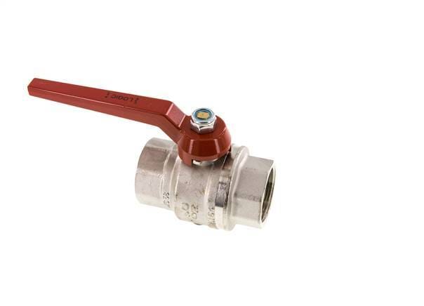 Rp 1-1/2 inch Siliconenvrij 2-Weg Messing Kogelkraan - BL2BN-M-FS-112
