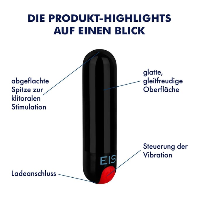 EIS Power Bullet, 8 cm, waterdicht (IPX7)