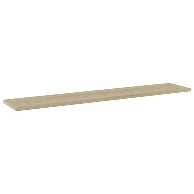 vidaXL - Wandschappen - 4 - st - 100x20x1,5 - cm - spaanplaat - sonoma - eikenkleurig