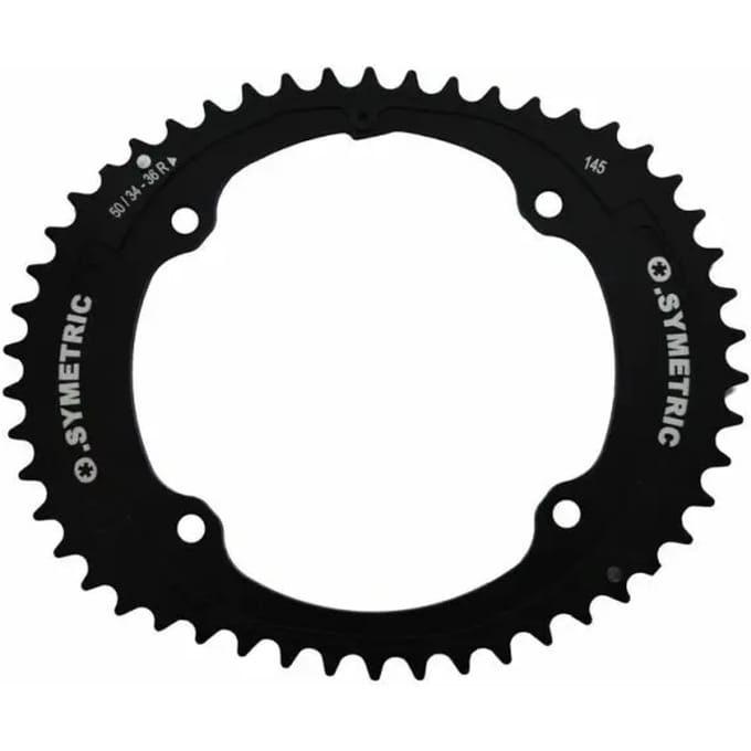Stronglight Osymetric 4b Campagnolo 145/122 Bcd Kettingblad Zwart 52/38t