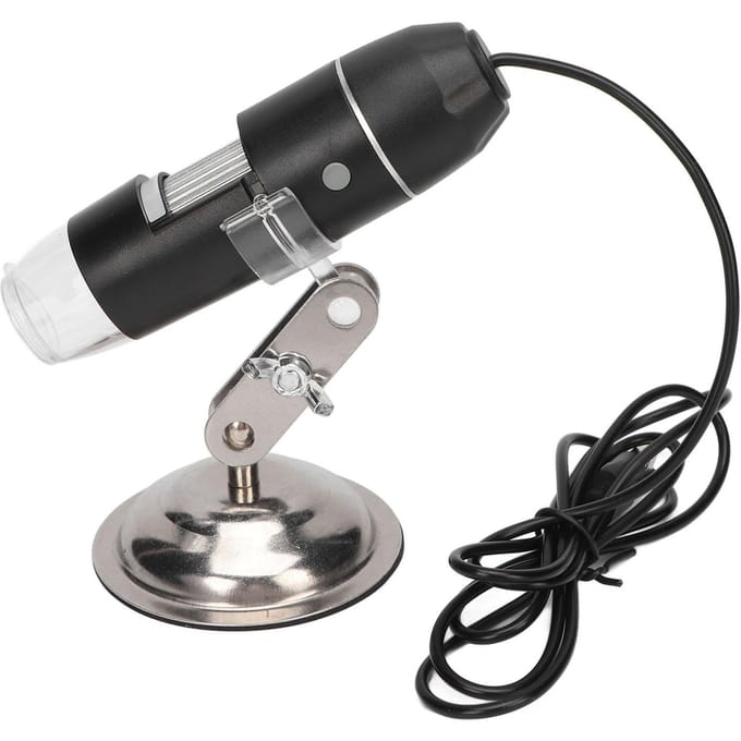 Microscope numérique 0X-200X USB 8 LED blanches, caméra portable à grossissement pour Windows XP