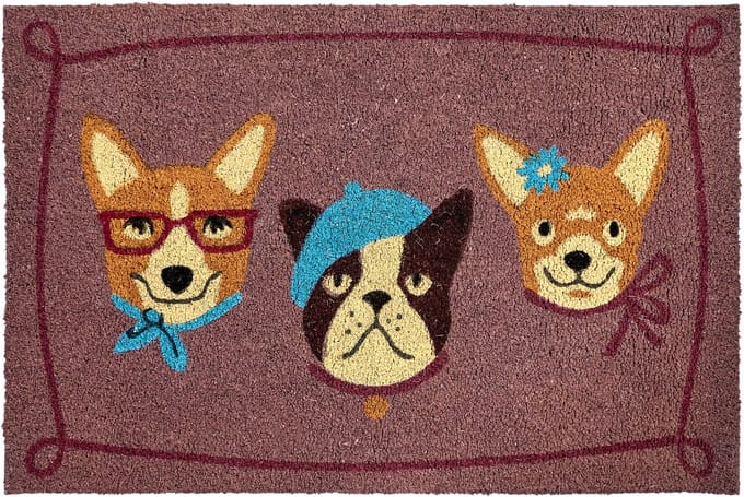 BABABU - Deurmat - Meerkleurig - 60 x 90 cm - Kokos
