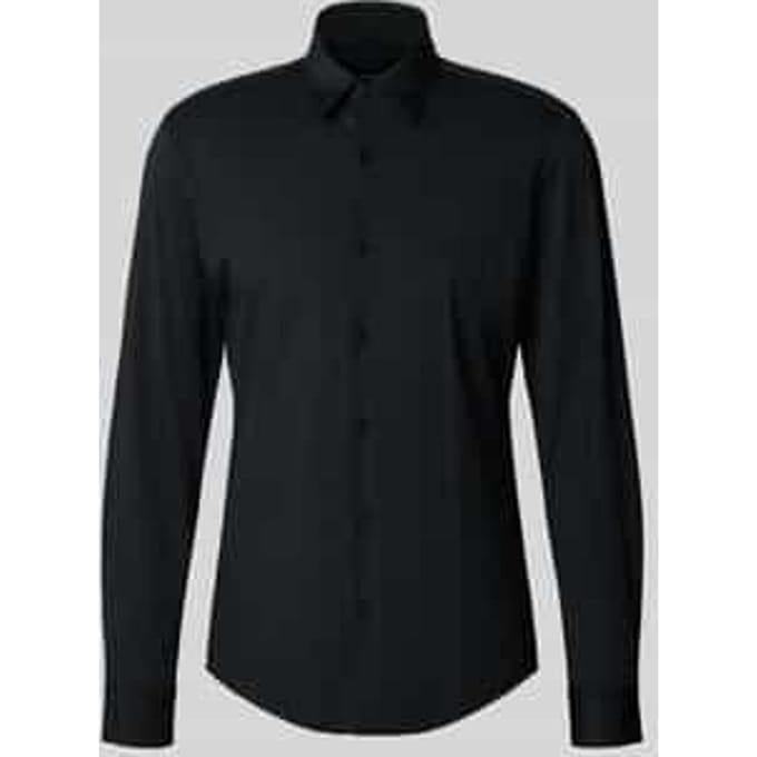 slim fit zakelijk hemd met kentkraag model 'ROAN'