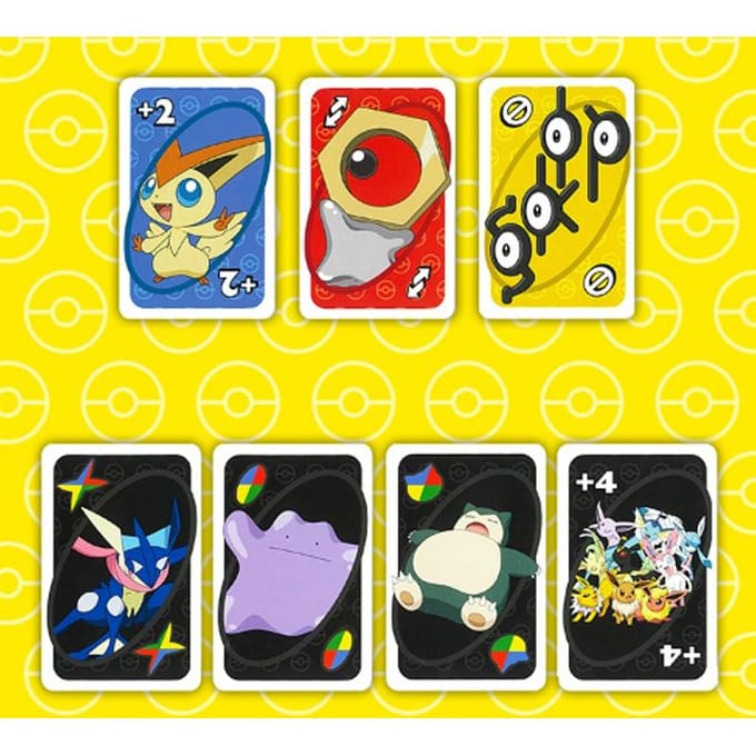 PoKéMoN UNO-bordspel met speciale regel 1PCS red