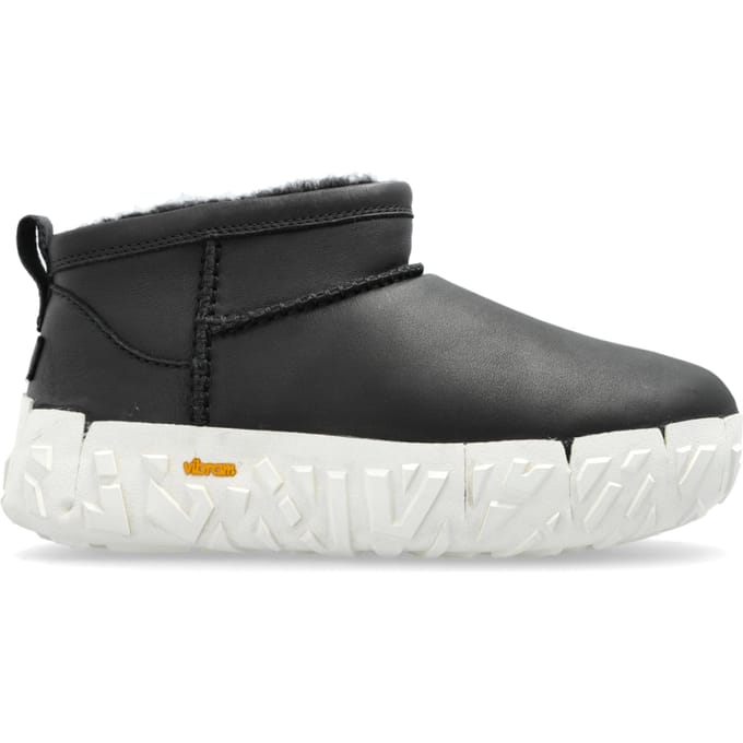 UGG® Cl Ultra Mini Wrap Tech Noir for Men in Black/Jasmine, Size 10, Leather/Wool