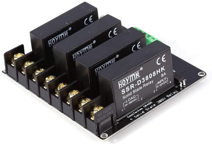 Allecto - Solid State Relaismodule - 380 V 8A - Hoge en Lage Niveau Trigger - Compact formaat - Schakelaar Controller - Geschikt voor DC 5 V to...