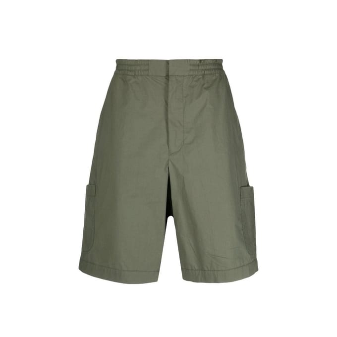Ambush Bicolor Katoenen Bermuda Shorts