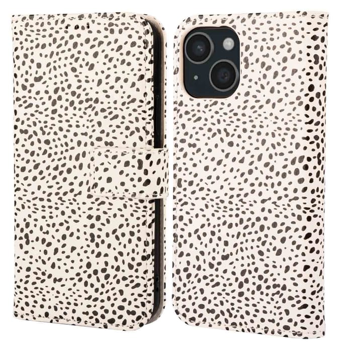 imoshion Hoesje - Geschikt voor Apple iPhone 15 - Design Bookcase smartphone - Desert Dots