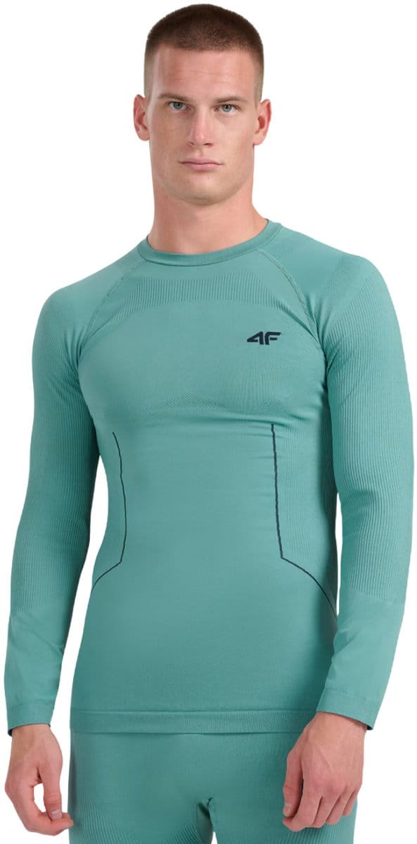 4F T-shirt Thermoactief Heren Zeegroen Groen - Maat S/M