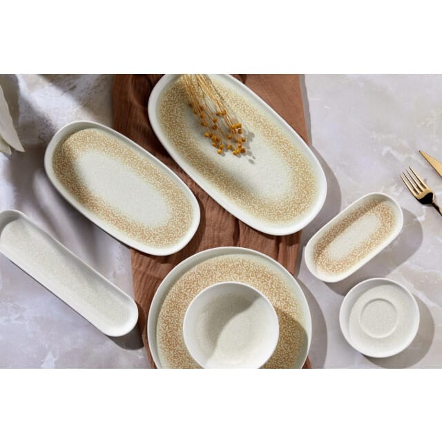 Rinart Pizzabord - Dotti - Porselein - 32 cm - set van 2