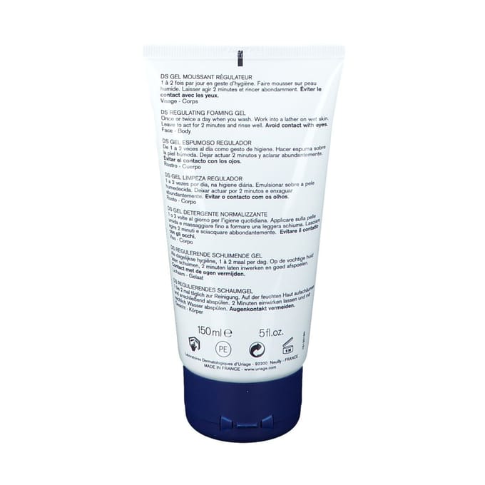 Uriage DS Reinigingsgel Geïrriteerde Huid 150ml