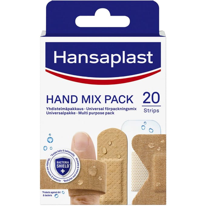 Hansaplast Hand Mix Pack 20 st