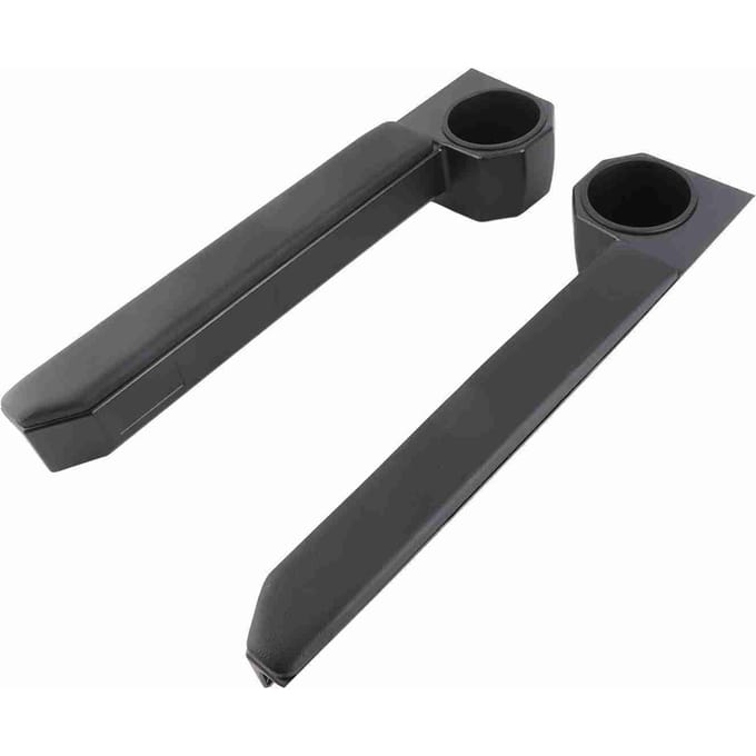 Deur Armsteun Bekerhouder Plastic Leer Slijtvast Vervanging voor 70 Serie black