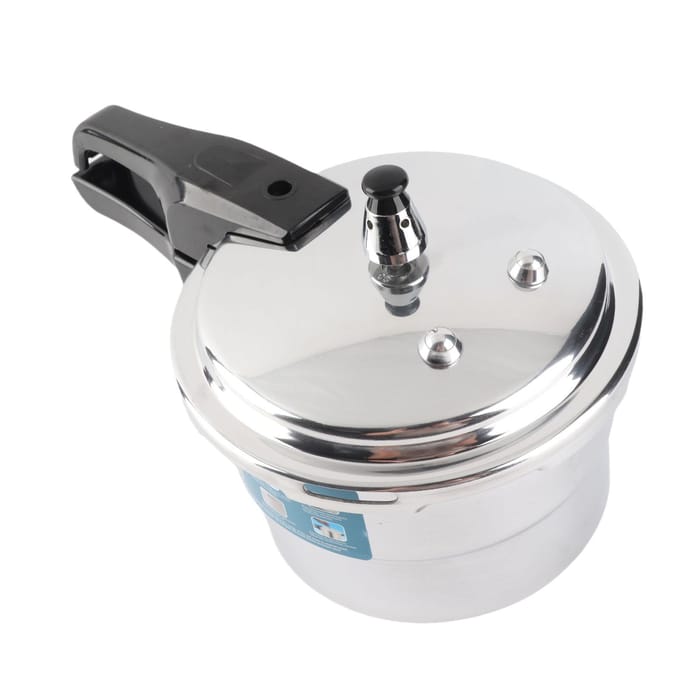Snelkookpan 3L Explosieveilig Aluminium Kookplaat Snel Koken Inmaakkoker Pot met Stoomrek voor Keuken L white