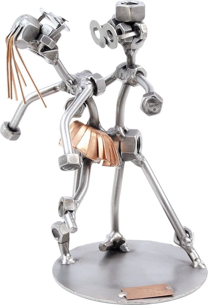Hinz & Kunst smeedwerkfiguur vrije tijd "danspaar"