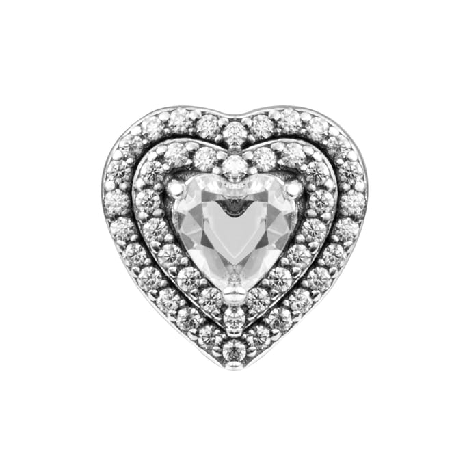 Pandora 799218C01 - Sparkling Levelled Hearts - Bedel