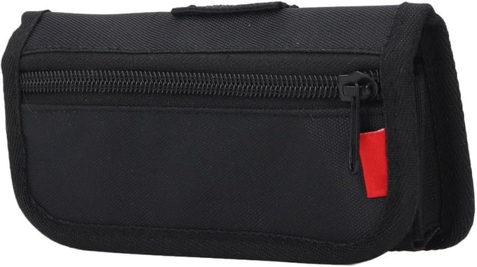 Draagbare Camera Accu Tas met 4 Compartimenten voor AA Batterijen en Geheugenkaarten, Lichtgewicht en Compact Design